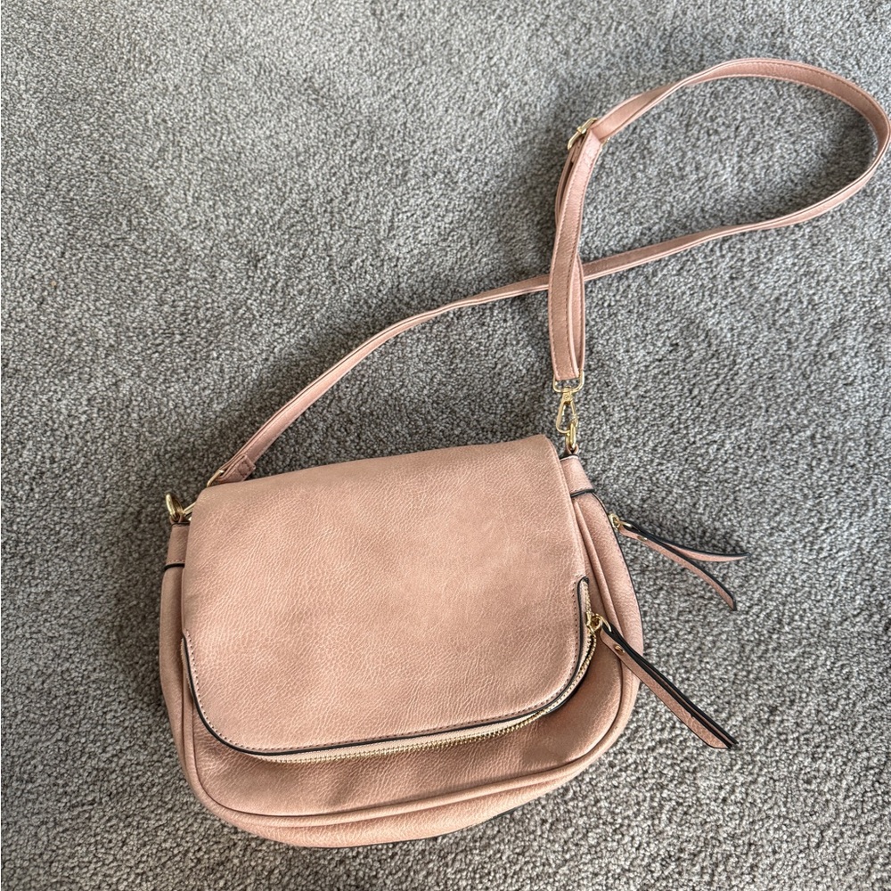 Elegant Tan Crossbody Bag